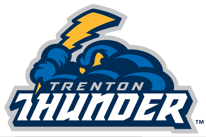 Trenton Thunder 2008-pres primary logo iron on transfers for clothing